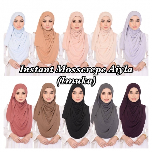 Instant Mosscrepe Aiyla Plain (single loop)